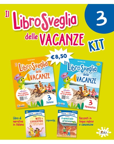 IL LIBROSVEGLIA DELLE VACANZE KIT 3