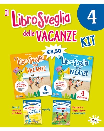 IL LIBROSVEGLIA DELLE VACANZE KIT 4